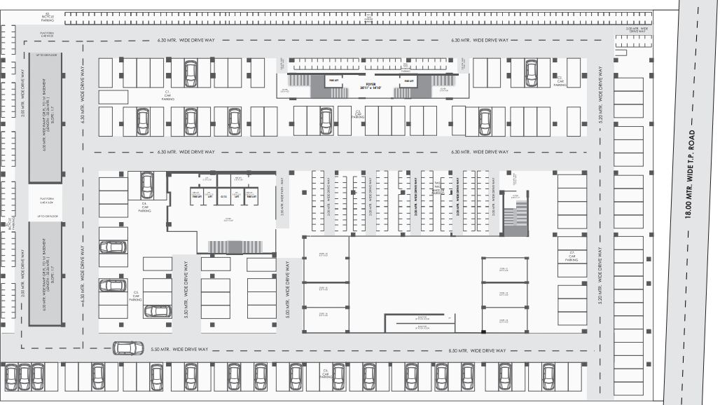 Ground Floor Blueprint Diagram